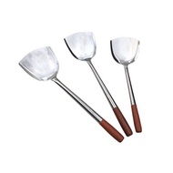 High Quality Stainless Steel Turner With Wooden Handle/Sudip Stainless Steel Pemegang Kayu SENDUK SU