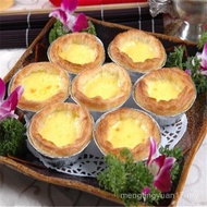 Egg Tart Cup Tinfoil Cup Aluminum Foil Egg Tart Bottom Tray Baking Mold Disposable Egg Tart Tray Pud