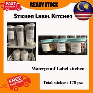 STIKER LABEL KITCHEN UP TO DATE 2022
