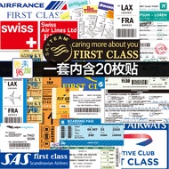 Europe America Japan Mowa Series Aviation Label Luggage Sticker Nostalgic Retro Suitcase Sticker Tro