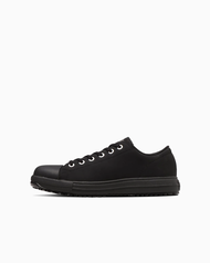 日本限定 Converse ALL STAR PS OX 低筒 黑色x黑底 全黑 工作鞋 安全鞋/ 28 cm