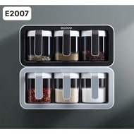 Extra spice box with ecoco wall sticker, high quality genuine spice shelf