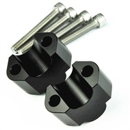 มือจับแฮนด์บาร์ปรับแต่งแบบสูงสำหรับ Kawasaki Versys 650 ดีไซน์ใหม่ วัสดุอะลูมิเนียม ชิ้นส่วนอะไหล่จั