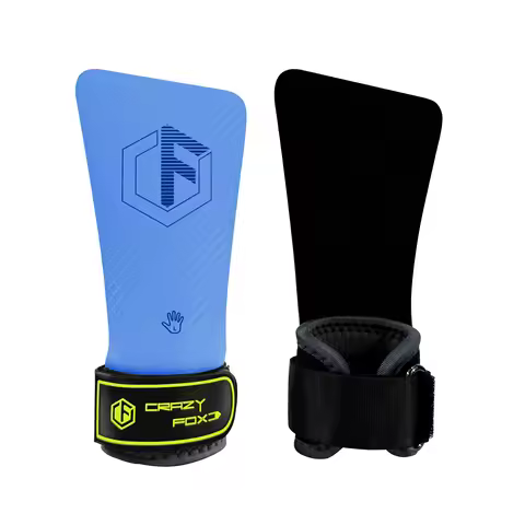 Heavy Duty Rubber Gym Hand Grips Palm Protector for Weightlifting Powerlifting Deadlift Row Pull Ups