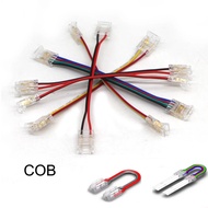 COB LED strip Connector L X T Shape Right Angle Corner Connector Terminal For single color RGB CCT C