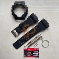 G-shock Strap and Bezel Set Blackblue Matte FREE Tools&Battery GA100/GA110/GA120/GD100/GD110/GD120