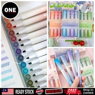 4Pc/set Highlighters Color Gradient Highlighter Pens Stationery Students Cute School Office Supplies