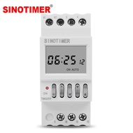 220VAC Infinite Year Cycle Monthly Timer Switch ราง DIN ที่ใช้กับสถานีฐานการสื่อสาร