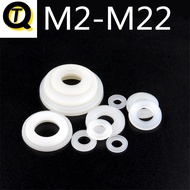 Nylon Gasket Round Rubber Plastic Thin Gasket (Ready Stock M2M3M4M5M6M8M10M12) Insulation Flat Gaske
