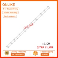 2pcs/set led backlight strip for TCL 43F6F 43T6 light bar 4C-LB4311-ZM06J GIC43LB32-3030F2.1D-V0.9 4