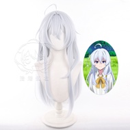 Anime Wandering Witch: The Journey Of Elaina Cosplay Elaina Wig Long Silver Heat Resistant Synthetic