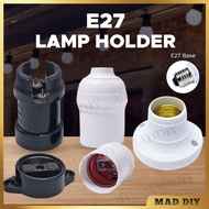 E27 LAMP HOLDER SURFACE MOUNT BATTEN/WEDGE/HANGING E27 BULB HOLDER