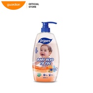Drypers Baby Wash Head To Toe Fruit 650ml