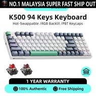 SP Machenike Wired Mechanical Keyboard RGB Backlit Hot Swappable K500