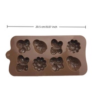 2026NEW Food Grade Silicone Flower Chocolate Candy Mold Non Stick Flexible Mini Blossom for Baking G