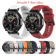 Silicone Strap For Amazfit T-Rex Ultra Smart Watch Band Sports Bracelet For Amazfit Trex Ultra A2142 Wristband