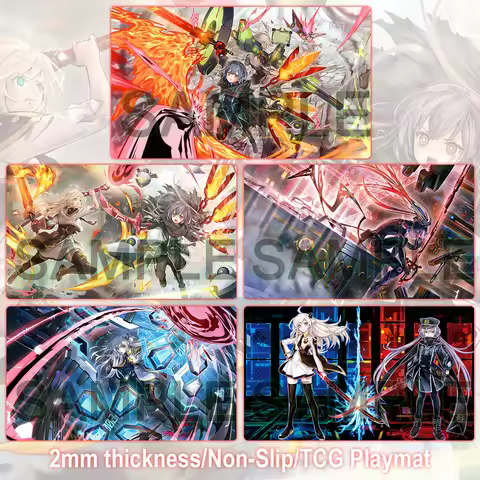 YuGiOh Sky Striker Ace - Raye Playmat Sky Striker Ace - Hayate TCG Mat Sky Striker Ace - Shizuku Tra