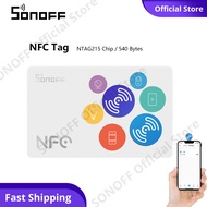 SONOFF Thẻ NFC Mini Nhãn Dán Thẻ NFC Thông Minh Thẻ PVC Chống Nước 215 Chip NFC Cho Điện Thoại Hỗ Tr