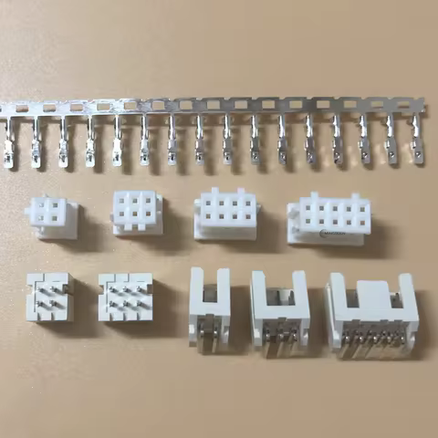 10sets XHD Connector 2.54mm Pitch Double Row 4P 6-20P XHD2.54 Replacement HRS DF1B Straight bending 