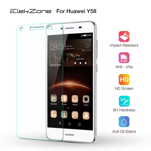 9h Glass For Huawei Y3 Y5 Y6 2017 Y7 Prime Y9 2018 HD Screen Protected For Huawei Y6 Pro Y6II Y5II Y