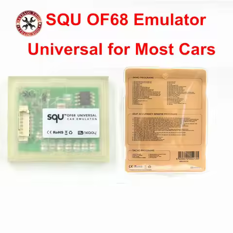 2022 VTSTM New Universal car emulator SQU OF 68 support IMMO Seat accupancy sensor Tacho Programs sq