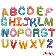 READY Fridge Sticker Toy ALPHABET LETTERS AND NUMBERS - ALPHABET WOODEN MAGNETIC