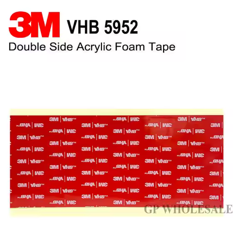 2 Sheet 3M 4"x8" (100MM*200MM) VHB Double Sided Foam Adhesive Tape 5952 Automotive Mounting Stickers