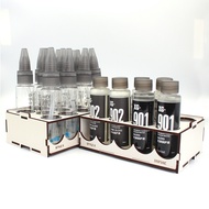 DSPIAE X Style-X Acrylic Paints and Mixing Bottles for Wash-free Airbrush & Display Set Clear Coat S