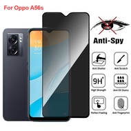 For Oppo A56s Anti Spy Privacy Tempered Glass Screen Protector Compatible For OppoA56s Full Cover Sc