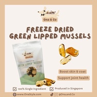 Ona & Co Freeze Dried Green Lip Mussels Treats/Meal Topper (For Dog and Cat)