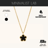 MINIMALIST LAB Titanium Grace Blossom Pendant Necklace | Kalung Bunga Titanium Wanita | Waterproof A