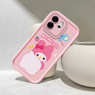 Cute Trendy Melody Case For OPPO A79 A3 PRO Realme C20 C11 C21Y C25Y A53 A33 A7 A12S A57 A77 A94 F11
