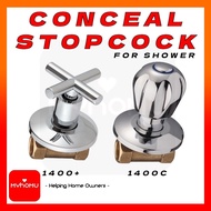 CLEARANCE ISANO BRASS CONCEAL STOPCOCK FOR SHOWER STANDARD SIZE 1/2'' BATHROOM STOPCOCK MANDI / SHOWER SPARE PARTS 0091