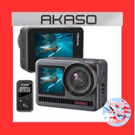AKASO Brave8 Action Camera 4K60fps 48MP 8K Time-lapse 16x Slow Motion Wearable Camera IPX8 Waterproo