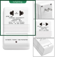 <Twilight> 220V/240V To 110V/120V Step-Up Voltage Converter 70W Transformer Travel