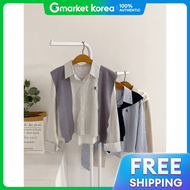 haven | Áo sơ mi dài tay sọc bất đối xứng nhiều lớp Quần áo nữ Áo sơ mi trơn