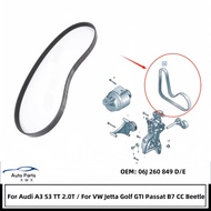 06J260849D A/C Compressor V-Ribbed Belt 1117MM For VW Jetta Golf GTI Passat B7 CC Beetle EOS Audi A3