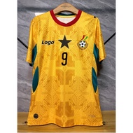 Player Issue Ghana 2026 World Cup Jersey Men'S Ghana Away Short Sleeves Football Jersey T-Shirt