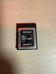 Sony 64GB XQD G Series 記憶卡 440MB/s