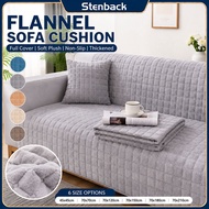 Thicken Flannel Sofa Cushion Plush Sofa Mat Universal Full Cover Non slip Fabric Soft Sofa Cuhsion