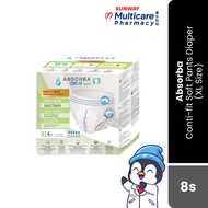 ABSORBA CONTI-FIT SOFT PANT (XL) 8'S