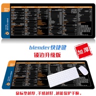Large Size Blender Mousepad Hotkeys Desk Carpet 3DMax/Maya/C4D/zb_PR/cdr Command Office Software Qui