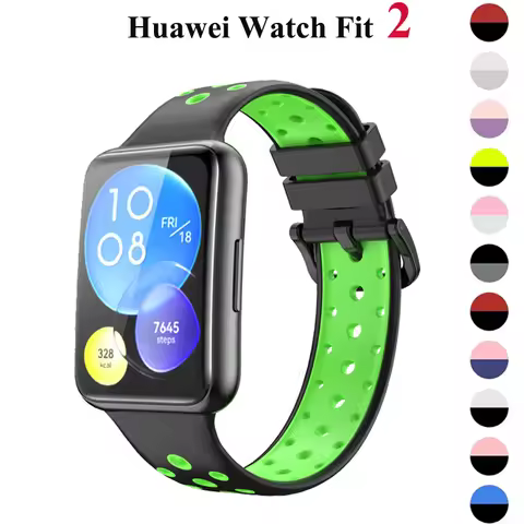 Sport Silicone Band For Huawei Watch FIT 2 Strap Watch Accessories correa Wristband Breathable brace