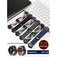 Replacement Waterproof Nylon Watch Strap Fits for GBD200-1/GBD200-2/GBD200-9 GBD200R Magnetic Quick 