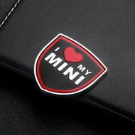 3D Metal Car Styling Shield Badge Emblem Sticker Decor Auto Accessories For MINI Cooper JCW WORKS R5