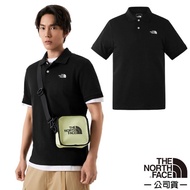[The North Face The Face] Men's Cotton Blended Half-Open Short-Sleeved Sweatshirt POLO Shirt Sports 