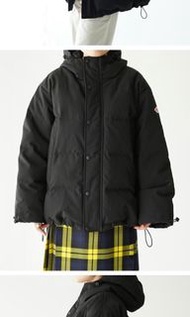 🇯🇵Danton新款oversized連帽羽絨外套(可束袖)Bk