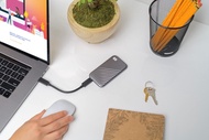 Western Digital 1TB My Passport SSD โซลิดสเตทไดรฟ์ภายนอกแบบพกพาสีเทาแข็งแรงและเร็วจัดป้องกันด้วยรหัส