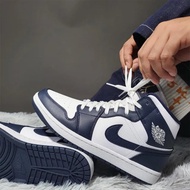 NIKE AIR JORDAN 1 MID Obsidian 黑曜石深藍中筒AJ1 休閒鞋【554724-174】
