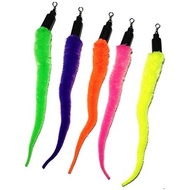 Pet Fit for Life 5 Piece Replacement Pack of Worms for Interactive Cat and Kitten Toy Wands